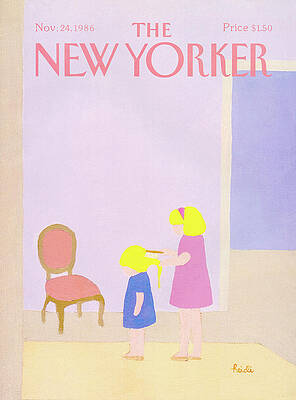 Sisters in a Minimalist Room Painting