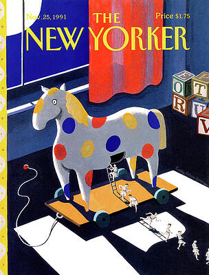 Trojan Horse In Playroom Painting