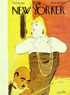 Violin Painting - New Yorker November 26 1932 by William Crawford Galbraith