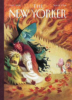 Politics Painting - A True Scare by Carter Goodrich