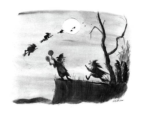 Ground Drawing - New Yorker November 4th, 1985 by James Stevenson