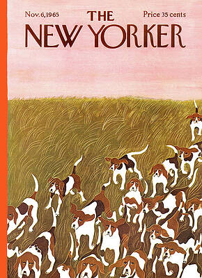 Dogs in Green Field Wall Art