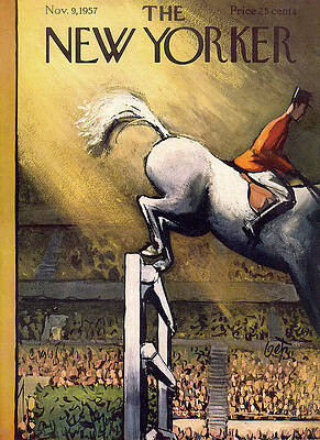 Equestrian Jumping at The New Yorker Painting
