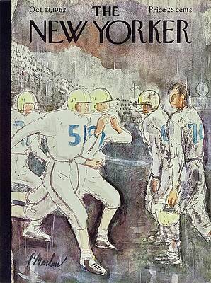 Rainy Football Game Cover Wall Art