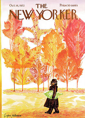 Autumn Stroll in Central Park Wall Art