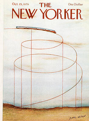 Spiral Path Train Journey Wall Art