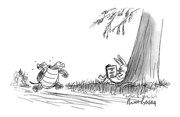 Character Wall Art featuring the drawing New Yorker October 15th, 1990 by Mort Gerberg