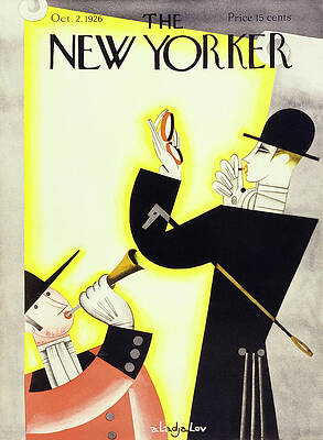 Mirror Painting - New Yorker October 2 1926 by Constantin Alajalov