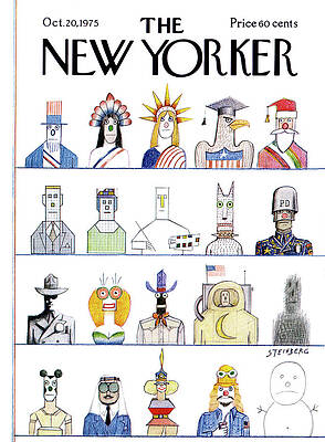 Cartoon Characters in Various Costumes Wall Art