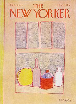 New Yorker Covers Wall Art featuring the painting New Yorker October 23rd 1978 by Douglas Florian