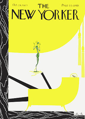 Holding Painting - New Yorker October 24 1925 by Max Ree