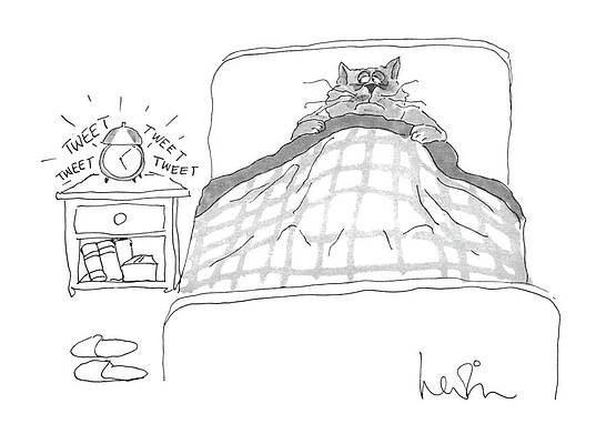 Clock Drawing - New Yorker October 25th, 1982 by Arnie Levin