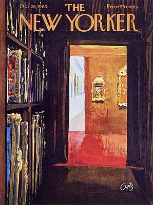 New Yorker Magazine Cover 1963 Wall Art