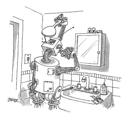 Invention Drawing - New Yorker October 26th, 1998 by Jack Ziegler