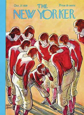 Player Painting - New Yorker October 27th, 1928 by Peter Arno