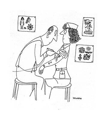 Tattoo Artist and Nurse Encounter Drawing