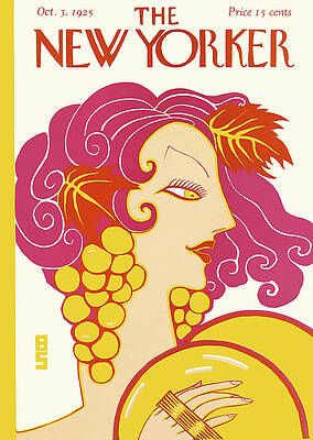 Stylish Woman with Grapes Wall Art