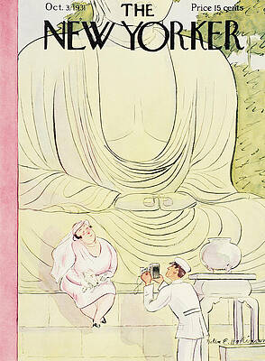 Portrait Painting - New Yorker October 3rd, 1931 by Helen E Hokinson