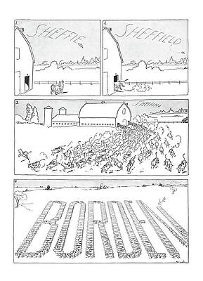 Sky Drawing - New Yorker October 5th, 1940 by Alfred Frueh