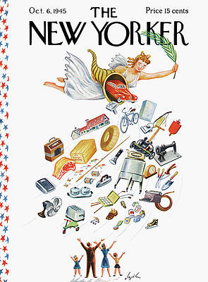 Dream Painting - New Yorker October 6, 1945 by Constantin Alajalov