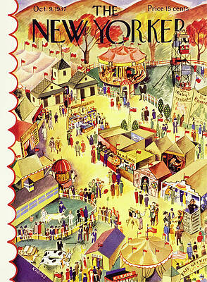 1937 New Yorker Fair Cover Painting