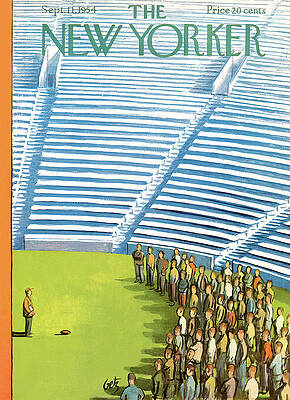 Crowd at Empty Stadium Wall Art