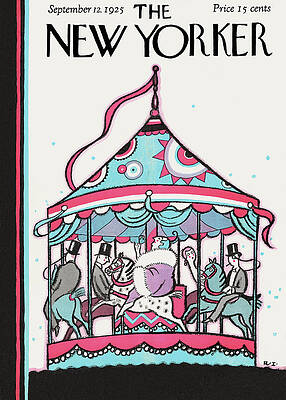 Elegant Wall Art featuring the painting New Yorker September 12th, 1925 by Rea Irvin