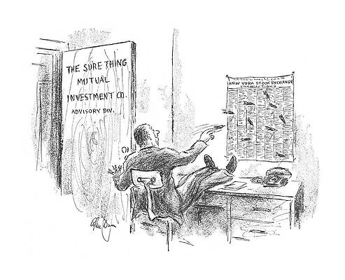 Investment Office Cartoon Wall Art