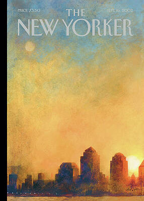 New York City Skyline at Sunset Wall Art