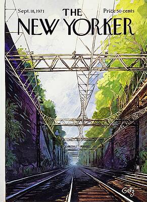 Railway Tracks Under Bridge Wall Art