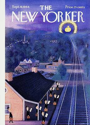 New Yorker Enlightenment Train Wall Art