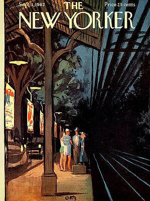 Evening at the Train Station Wall Art