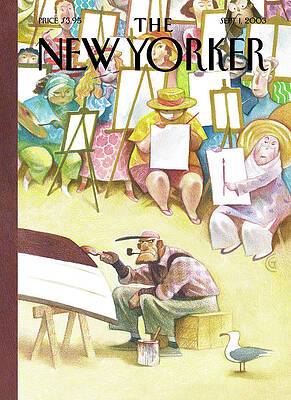 Seagull Wall Art featuring the painting Summer Painting by Carter Goodrich