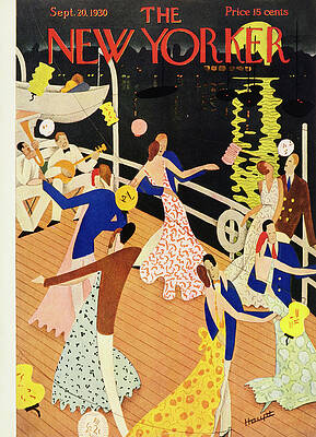 Stylish Evening Yacht Party Wall Art