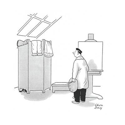 Underwear Drawing - New Yorker September 20th, 1941 by Chon Day