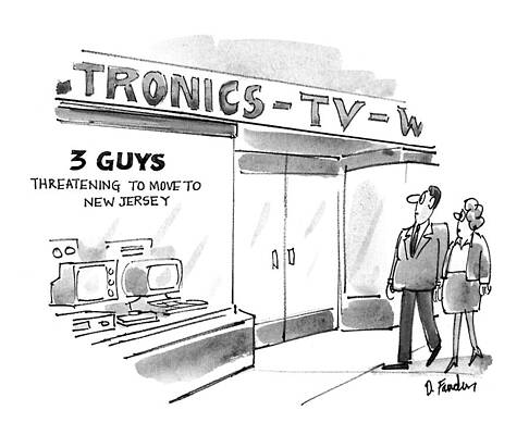 Walking Drawing - New Yorker September 20th, 1993 by Dana Fradon