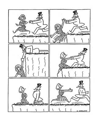 Sexy Drawing - New Yorker September 21st, 1940 by Otto Soglow