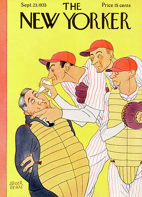 Baseball Players on a Magazine Cover Wall Art