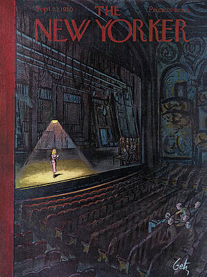 Theater Rehearsal Spotlight Painting