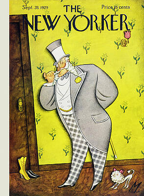 Eccentric Gentleman with Dog Wall Art