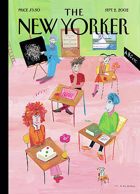 Classroom of Quirky Characters Wall Art