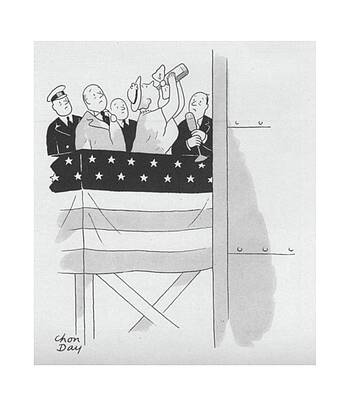 Celebration Drawing - New Yorker September 4th, 1943 by Chon Day