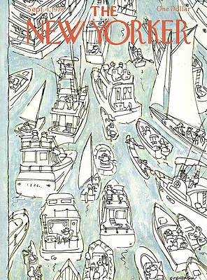 Boats in a Busy Waterway Wall Art