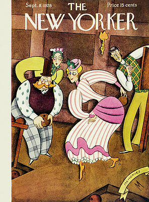 Nineteenth Century Wall Art featuring the painting New Yorker September 8 1928 by Julian De Miskey