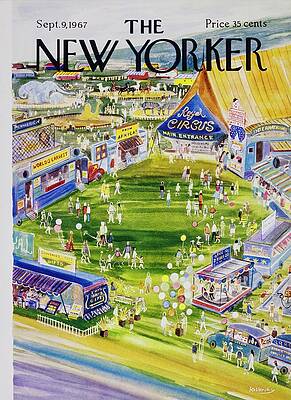 Vintage Circus Scene Wall Art