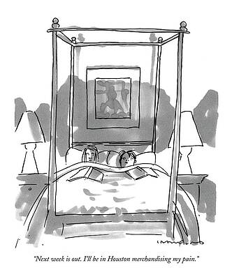 Pain Drawing - Next Week Is Out. I'll Be In Houston by Michael Crawford