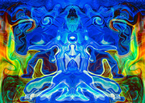 Wall Art featuring the painting Night Watchers by Omaste Witkowski