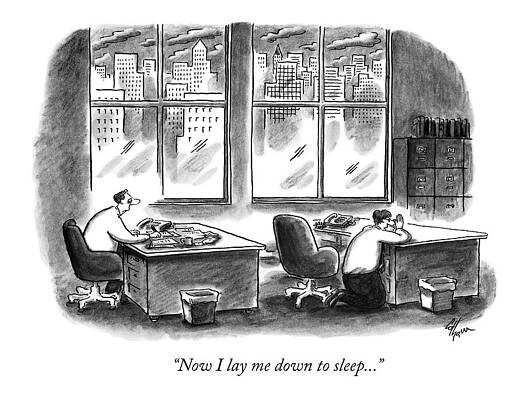 Prayer Drawing - Now I Lay Me Down To Sleep by Frank Cotham