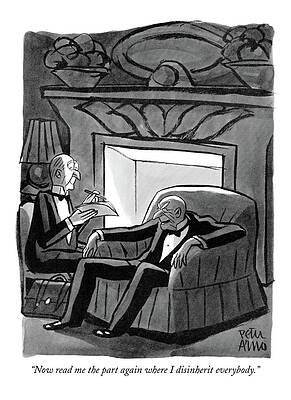 Elderly Man and Lawyer Discussing Will Drawing