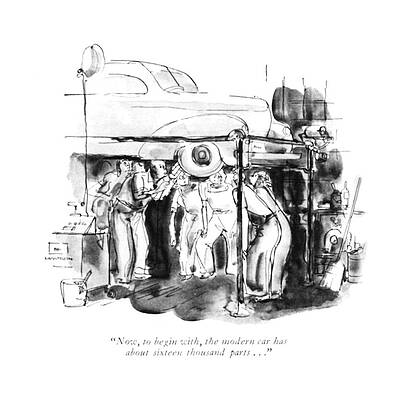 Now, To Begin With, The Modern Car Print